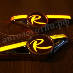светодиодный поворотник с логотипом r поворотники с логотипом