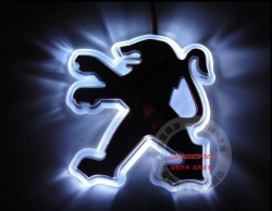подсветка логотипа peugeot 206 подсветка логотипа