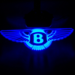 проектор заднего бампера bentley проекция логотипа на бампер