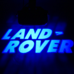 проектор заднего бампера land-rover проекция логотипа на бампер