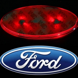 подсветка логотипа ford fiesta подсветка логотипа