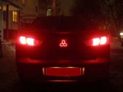 подсветка логотипа mitsubishi galant подсветка логотипа