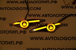светодиодный поворотник с логотипом geely поворотники с логотипом