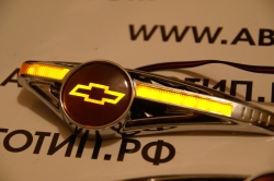 светодиодный поворотник с логотипом chevrolet поворотники с логотипом