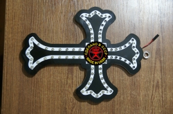 крест православный светодиодный 360 логотип "символы"