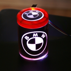 пепельница с подсветкой bmw пепельница с логотипом автомобиля 2d