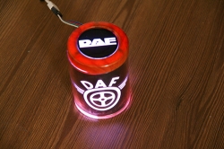 пепельница с подсветкой daf пепельница с логотипом автомобиля 2d