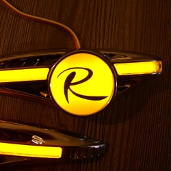 светодиодные поворотники с логотипом r поворотники с логотипом