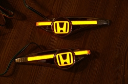 светодиодный поворотник с логотипом honda поворотники с логотипом