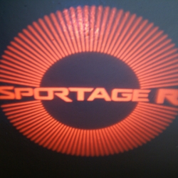 подсветка дверей с логотипом sportage  r 7w mini подсветка дверей mini 7w (врезная)