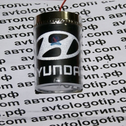 пепельница с подсветкой логотипа hyundai пепельница с логотипом автомобиля 2d
