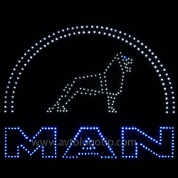 светящийся логотип для грузовика man логотипы ман