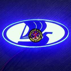 светящийся логотип vaz lada largus логотип мерседес