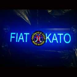 светящаяся табличка fiat dukato логотип газ