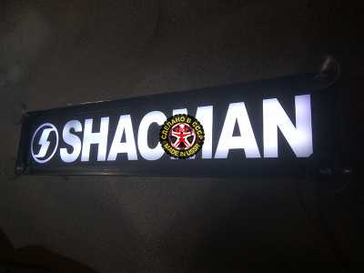 Светящаяся табличка под лобовое стекло Shacman. Светящаяся табличка на лобовое стекло Shacman была изготовлена на заказ.Светящаяся табличка на лобовое стекло Shacman