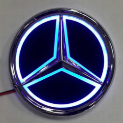 5d светящийся логотип mercedes 5d логотипы
