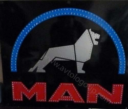 светящийся логотип для грузовика man логотипы ман
