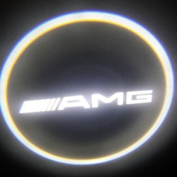 подсветка дверей с логотипом amg 7w mini подсветка дверей mini 7w (врезная)