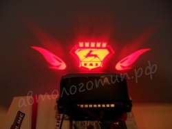 проектор заднего бампера gaz проекция логотипа на бампер