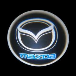подсветка дверей с логотипом mazda 7w mini подсветка дверей mini 7w (врезная)