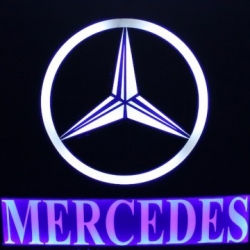 табличка светящаяся в спальник mercedes логотип мерседес