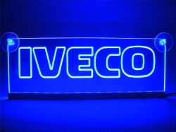 светящаяся табличка iveco 2d логотип ивеко