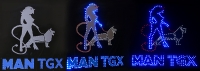 светящийся логотип для грузовика man tgx логотипы ман