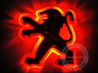 подсветка логотипа peugeot 306 подсветка логотипа