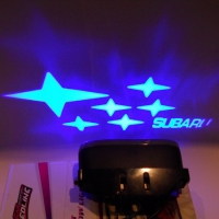 проектор заднего бампера subaru проекция логотипа на бампер