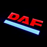 Светящийся полноцветный логотип DAF