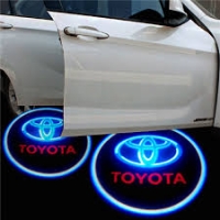 подсветка дверей с логотипом toyota 7w mini подсветка дверей mini 7w (врезная)
