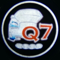 Беспроводная подсветка дверей с логотипом AUDI Q7