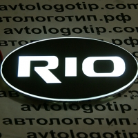 2D светящийся логотип KIA Rio III