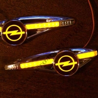 светодиодный поворотник с логотипом opel поворотники с логотипом