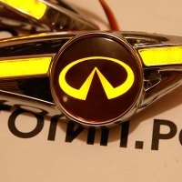 светодиодный поворотник с логотипом infiniti поворотники с логотипом
