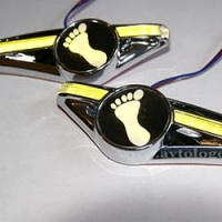 Светодиодный поворотник с логотипом Skoda Yeti