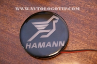 светящийся логотип hamann объёмные логотипы