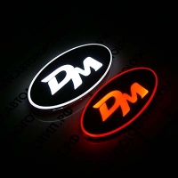 2D светящийся логотип Santa Fe DM, большой