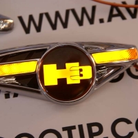 светодиодный поворотник с логотипом hummer h3 поворотники с логотипом