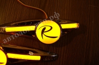 светодиодные поворотники с логотипом r поворотники с логотипом