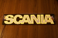 светодиодная табличка scania логотипы скания