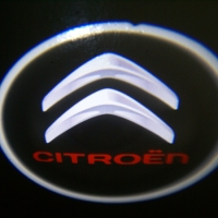 подсветка дверей с логотипом citroen 5w mini подсветка дверей mini 5w (врезная)