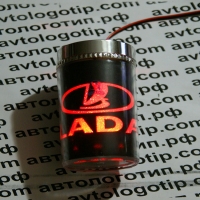 пепельница с подсветкой логотипа ваз лада пепельница с логотипом автомобиля 2d