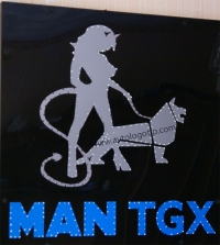 светящийся логотип для грузовика man tgx логотипы ман