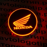 2D светящийся логотип Honda на мотоцикл