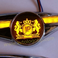 светодиодный поворотник с логотипом jp поворотники с логотипом