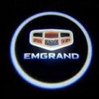 беспроводная подсветка дверей с логотипом emgrand emgrand