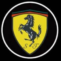 Проектор логотипа на мотоцикл Ferrari