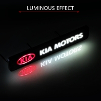 Светящийся логотип KIA на решетку радиатора