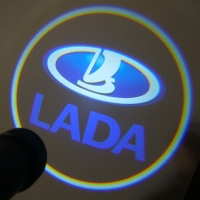 Подсветка дверей с логотипом Lada 7W mini